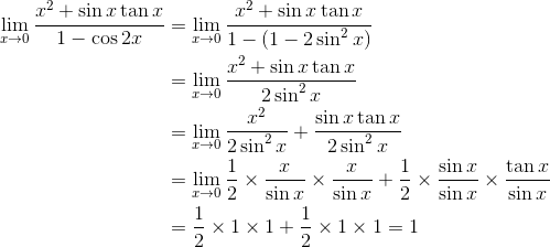 soal limit fungsi trigonometri 1
